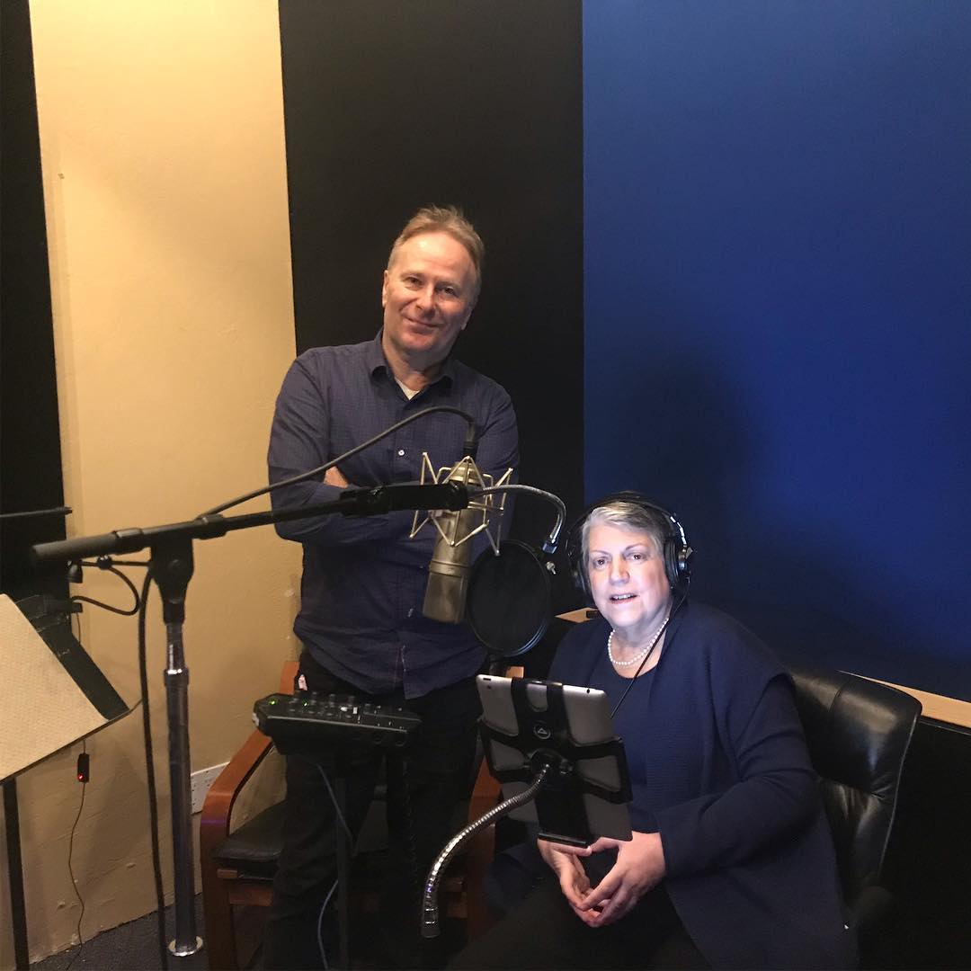 Janet Napolitano At Skyline Studios for "How Safe Are We?"